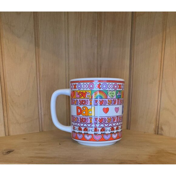 Vintage I Love Dad Coffee Mug Chris Davenport Love N Stuff - Picture 6 of 6
